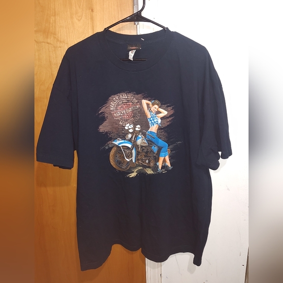 Harley Davidson Scottsdale AZ Men's 2XL Blue Crew neck Tshirt - Picture 2 of 16